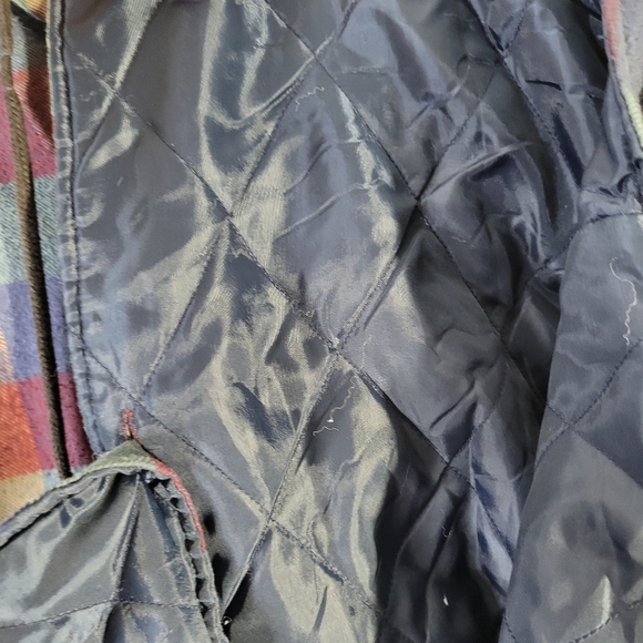 Mens Impact Shacket Cotton/Poly Quilted inside Button Front Hooded Size LT - Picture 12 of 12